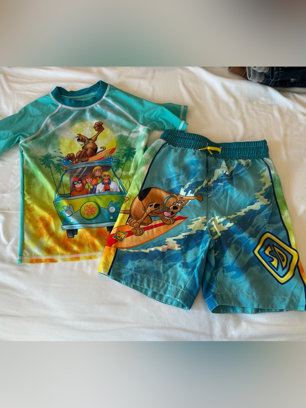 4T Toddler Boys Scooby Doo Swim Set